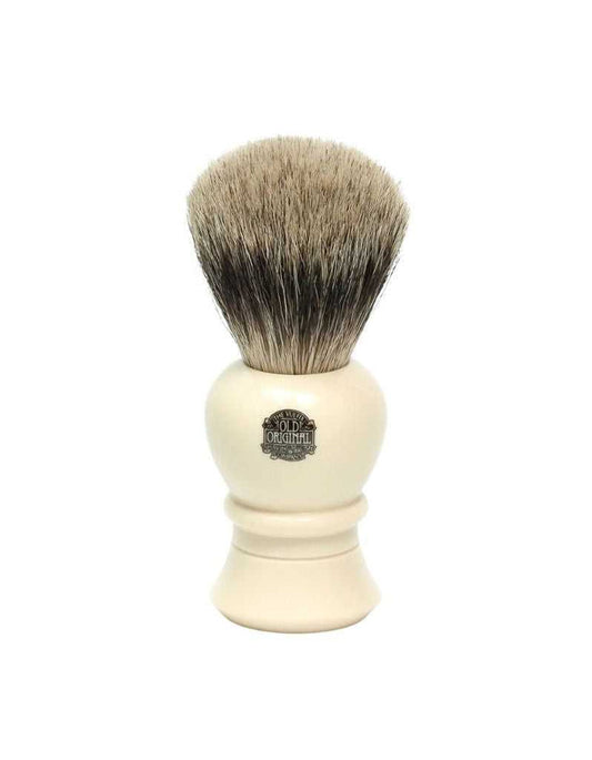 Vulfix 2236S Super Badger shaving brush with faux ivory handle