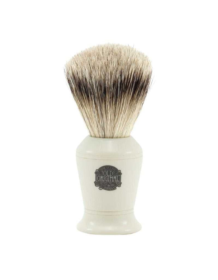 Vulfix 374 Super Badger shaving brush with faux ivory handle