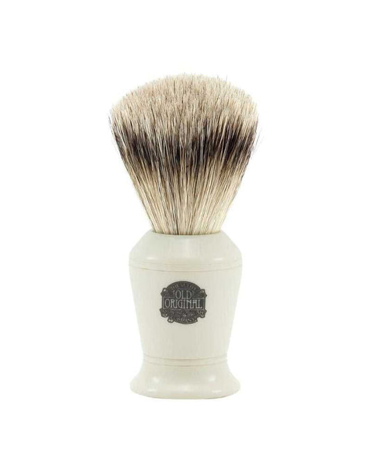 Vulfix 374 Super Badger shaving brush with faux ivory handle