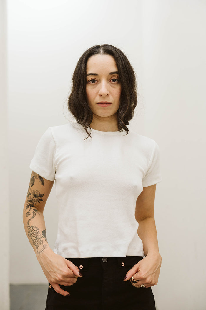 Washed White Isola Tee