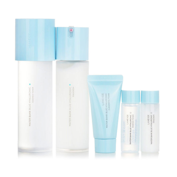 Laneige Water Bank Blue Hyaluronic 2 Step Essential Set (For Combination to Oily Skin) Nudie Glow Australia
