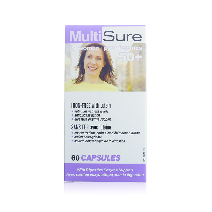 Webber Naturals MultiSure Women 50+ – 60 Vegetarian Capsules Webber Naturals