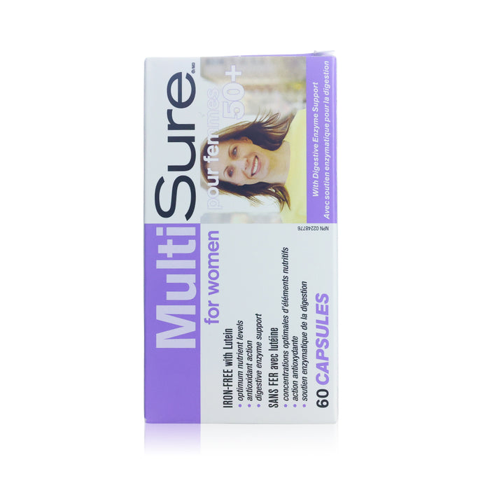 Webber Naturals MultiSure Women 50+ – 60 Vegetarian Capsules Webber Naturals