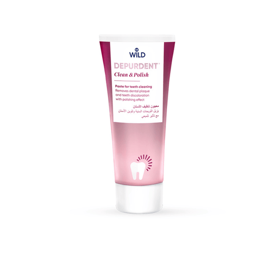 Wild Depurdent Clean & Polish Paste for Teeth Cleaning, 75ml - Makkah Pharmacy