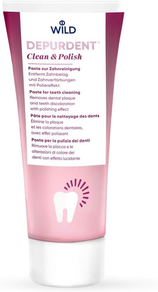 Wild Depurdent Clean & Polish Paste for Teeth Cleaning, 75ml - Makkah Pharmacy