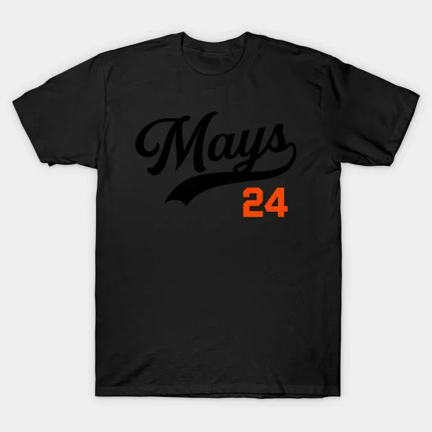 Willie Mays 24 Giants Baseball T-Shirt