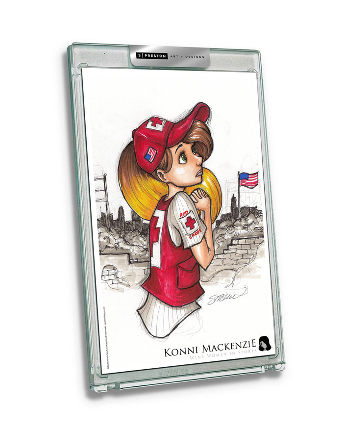 WinS® Konni Mackenzie Red Cross Limited Edition Art Slab