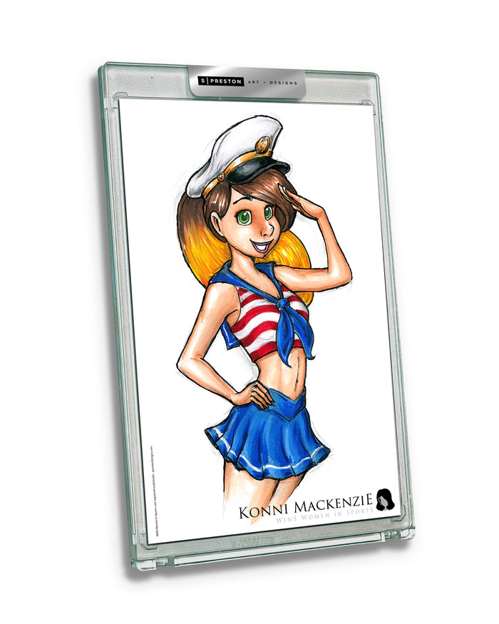 WinS® Konni Mackenzie Sailor Girl Limited Edition Art Slab