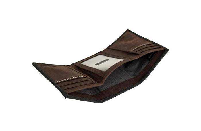 Wolverine I-90 DuraShocks® Trifold RFID Leather Wallet Wallets Wolverine
