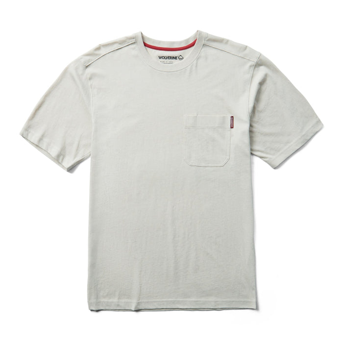 Wolverine Men's Classic Pocket Short Sleeve T-Shirt T-Shirts Wolverine Stone 2XL Reg