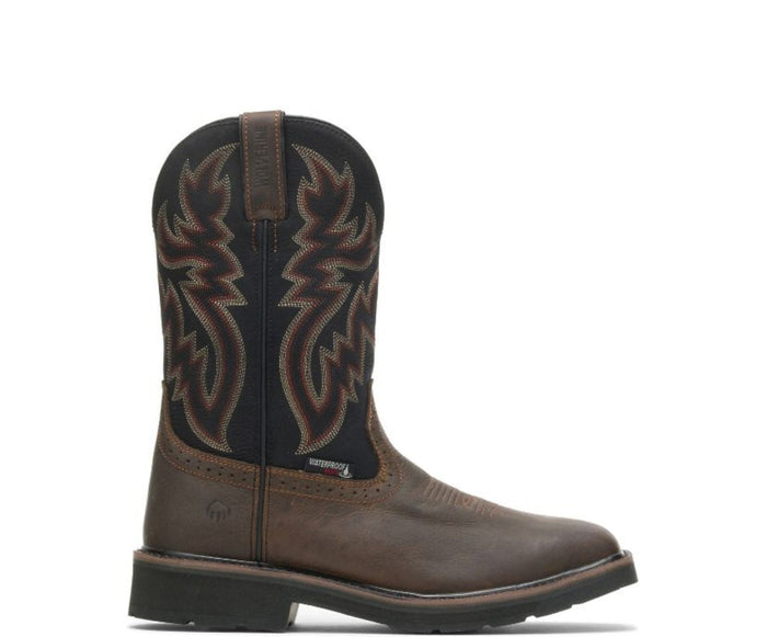 Wolverine Men's Rancher Waterproof Steel Toe Work Boot Western Boots Wolverine