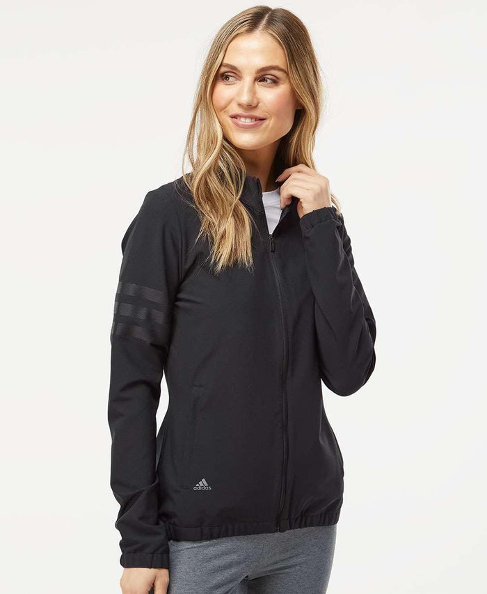 no-logo Adidas Ladies 3-Stripes Jacket-Outerwear-Adidas-Thread Logic