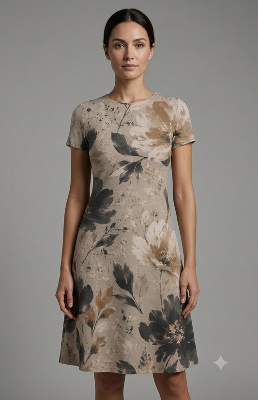 Women's AOP A-Line Dress | ZEYRAVO product image