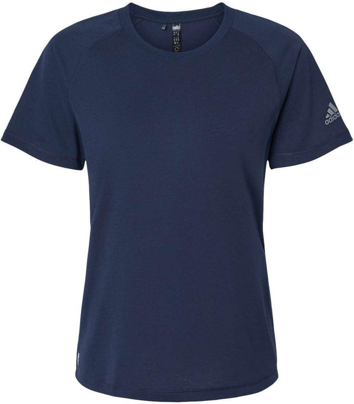 Adidas Ladies Blended T-Shirt-Apparel-Adidas-Collegiate Navy-S-Thread Logic
