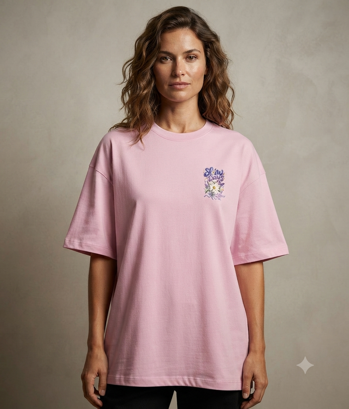 Women's Terry Oversized Tee | ZEYRAVO product image