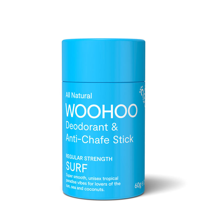 Woohoo Natural Deodorant & Anti-Chafe Stick (Surf) 60g