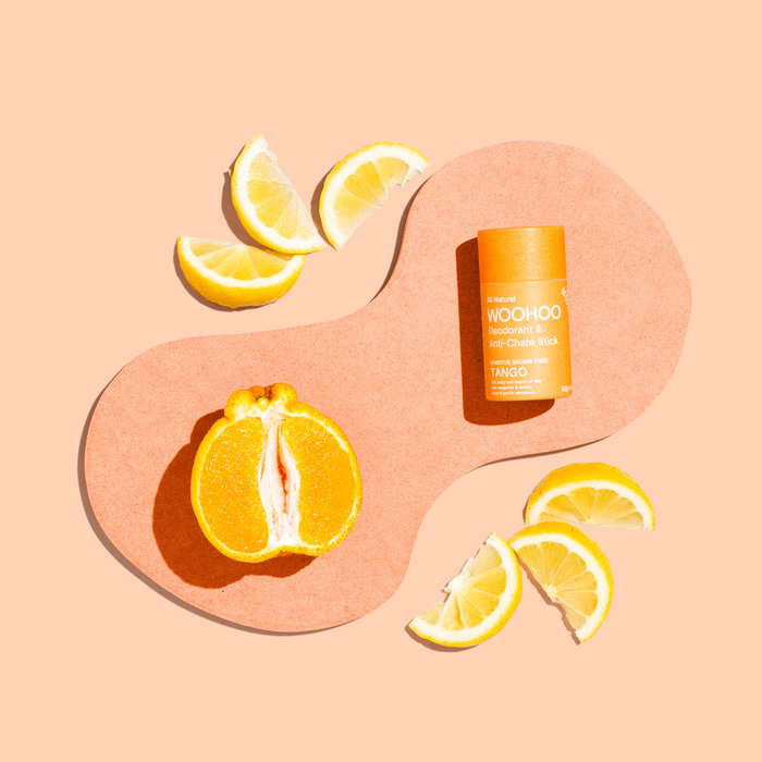 Woohoo Natural Deodorant & Anti-Chafe Stick (Tango) 60g