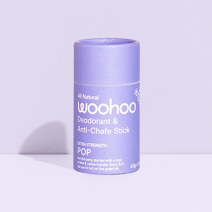 Woohoo Natural Deodorant Stick 60g - Factory 2nds
