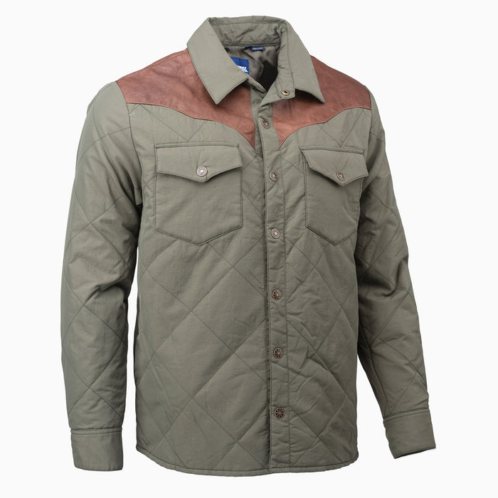 Work Shirt Jacket - Moss Green - RESISTOL Cowboy Hats