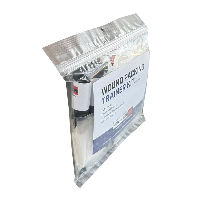 Wound Packing Training Kit, side angle