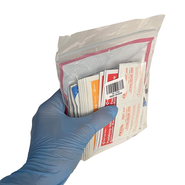 Wound Prep Module, in hand (back)