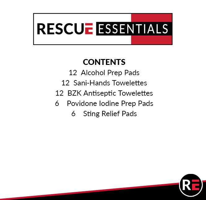Wound Prep Module, contents list