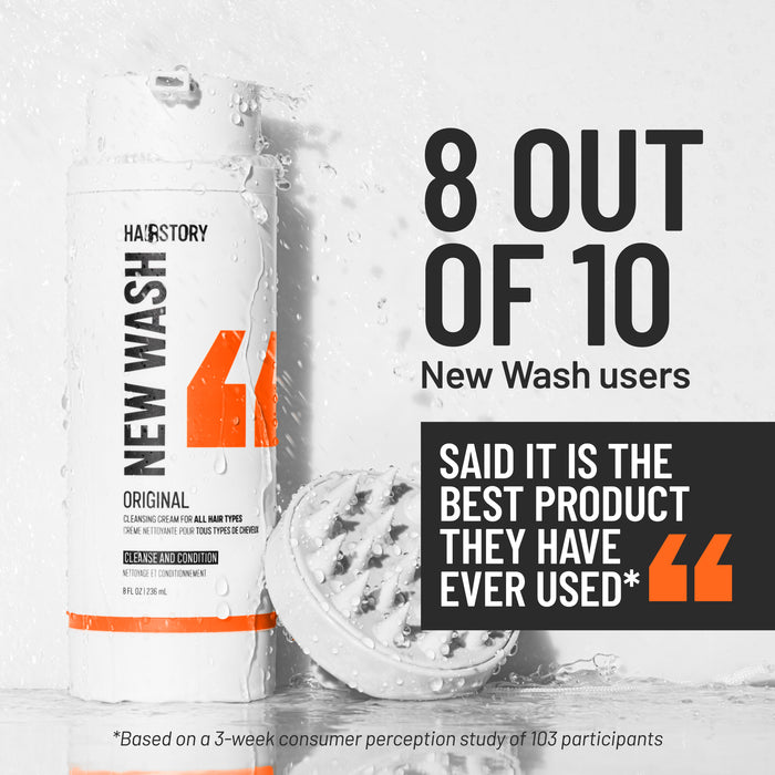 WS New Wash Original Fragrance-Free 8oz Bottle Case (6)