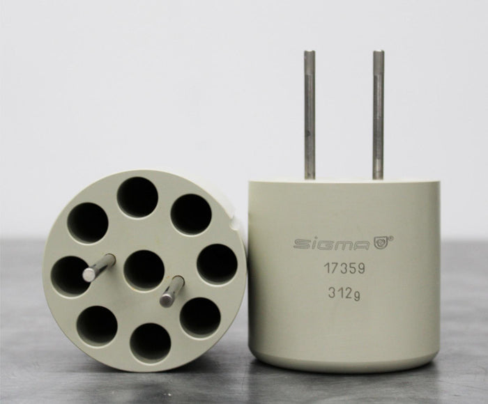 x2 Sigma 17359 Falcon Conical Centrifuge Rotor Adapters 9 x 15mL