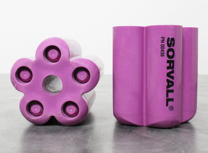 x2 Sorvall 00436 Centrifuge Rotor Adapters 5x50mL Tube Adapters