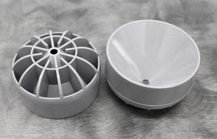 x2 Thermo Scientific Conical Grey Bottle Adapters for TX-750 Rotor Swing Buckets