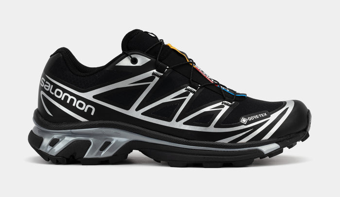 XT-6 GORE-TEX Mens Running Shoes (Black/Silver)