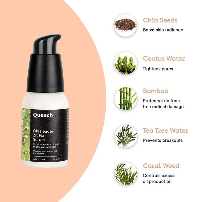 Zit Fix Serum with Chia Seeds Omega 3 - 30 ML (Bonus)